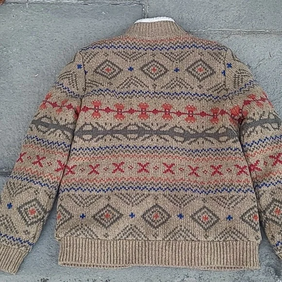 L.L Bean  wool sweater jacket  fleece lined - Picture 11 of 16